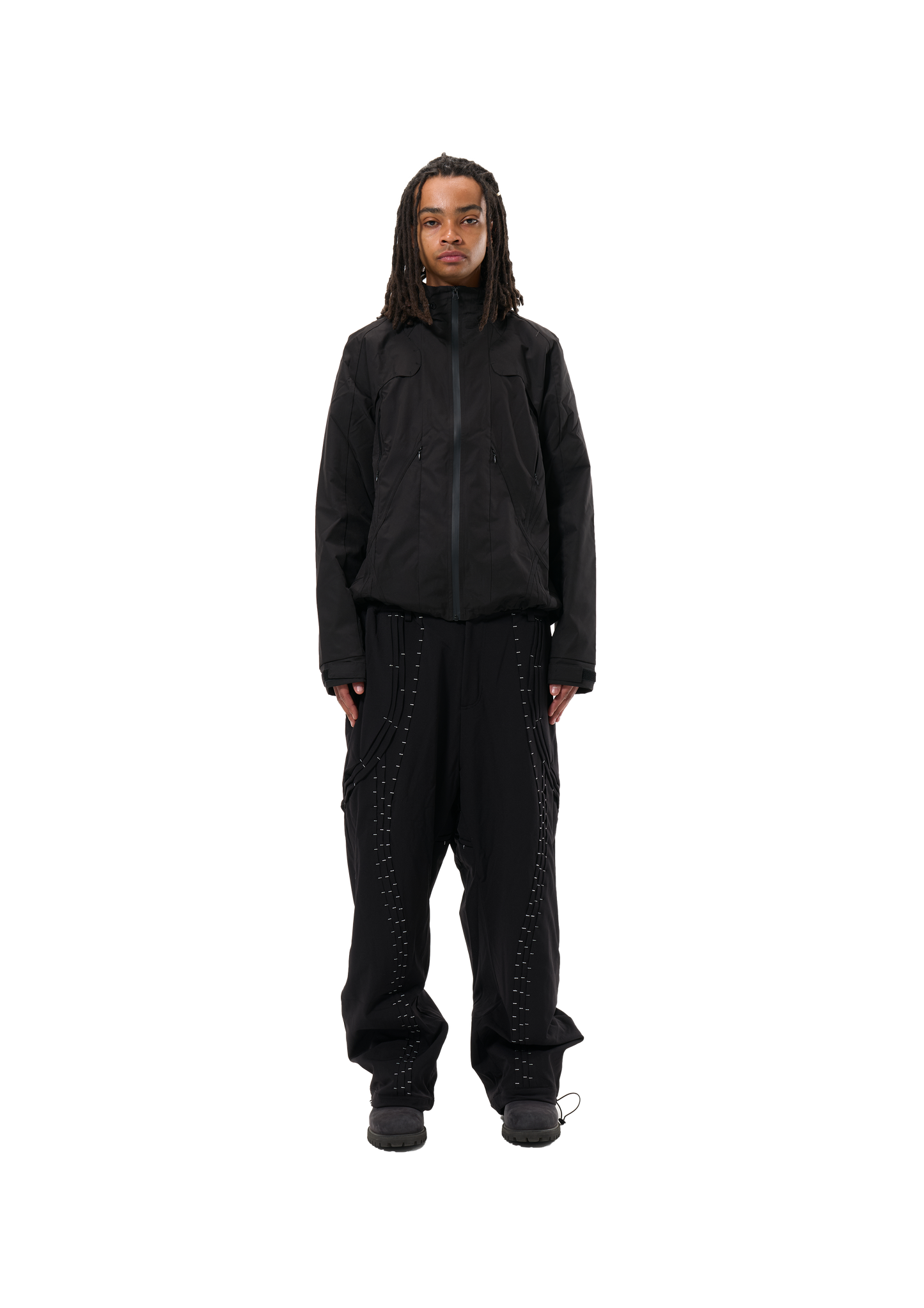 jett stream jacket - black out