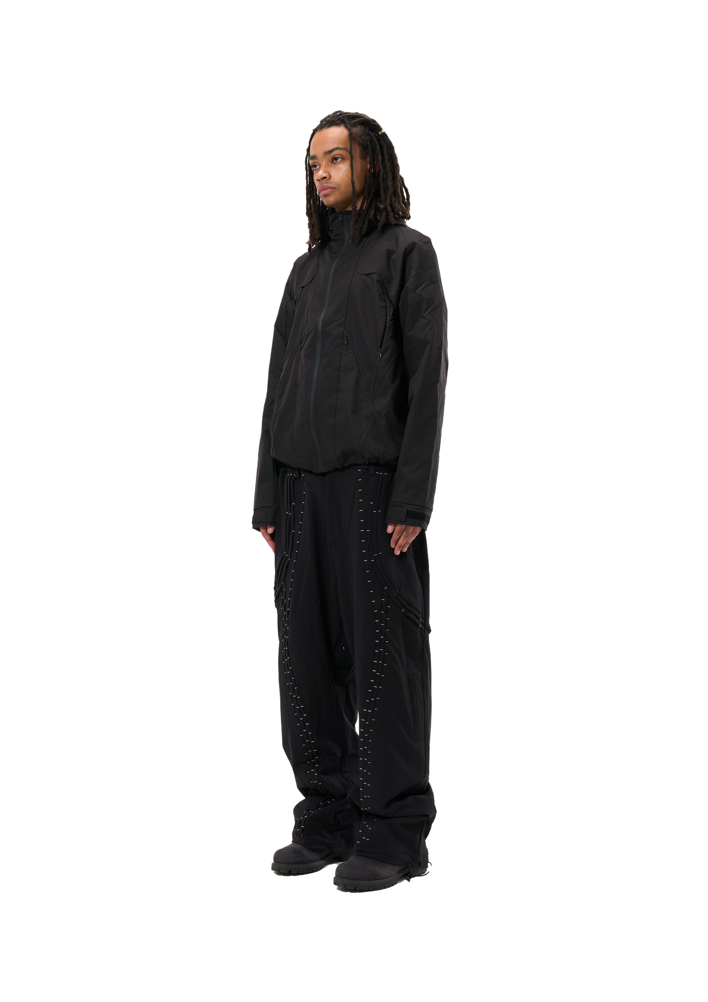 jett stream jacket - black out