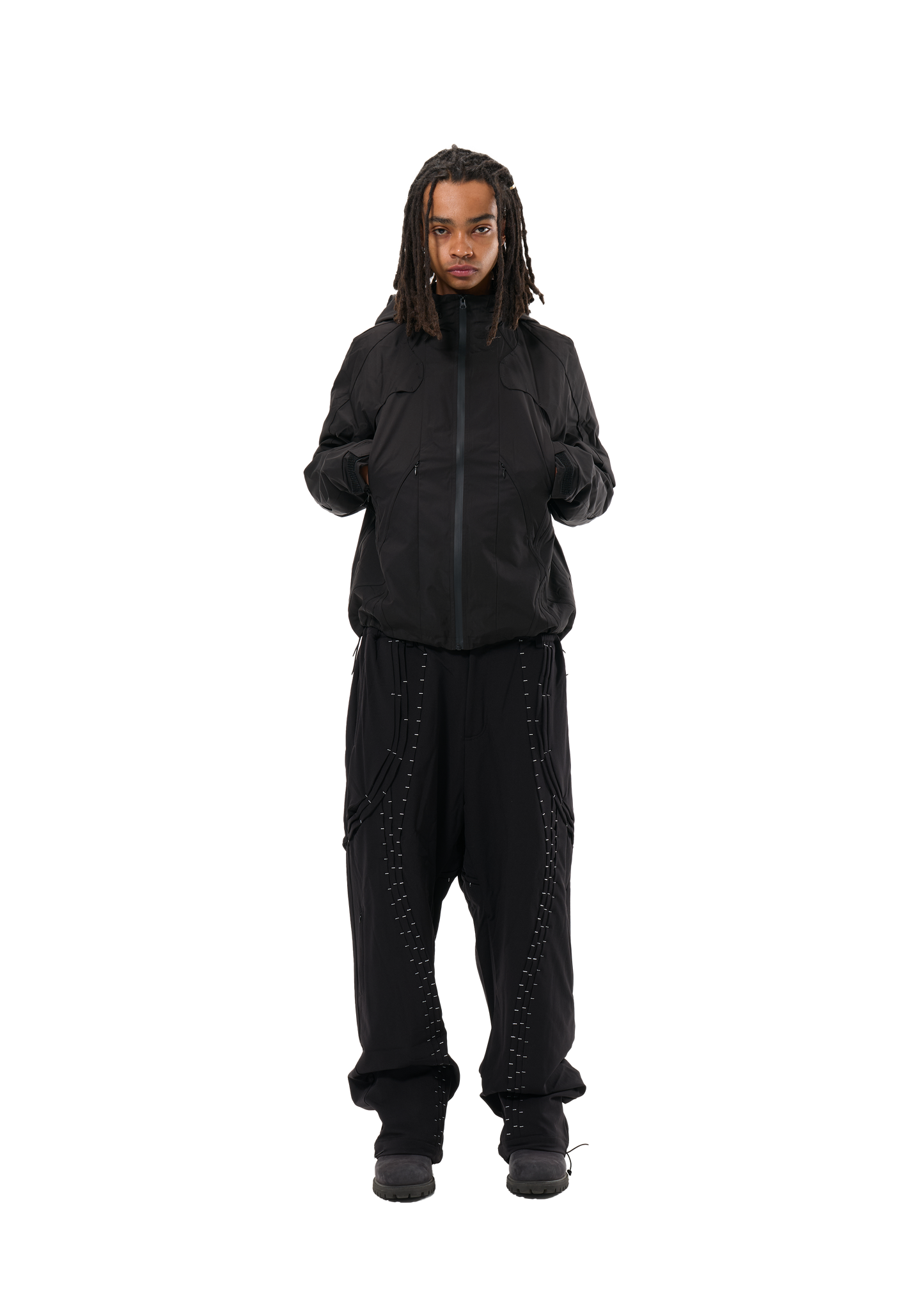 jett stream jacket - black out
